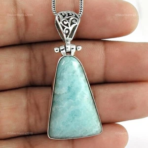 Natural Rodocrosita Corazón Chakra Esposa Handcrafted Colgante 925 Plata de Ley - Imagen 1 de 5