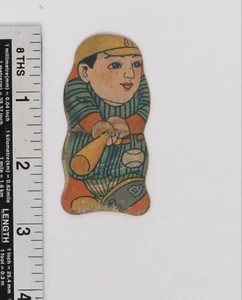 Vintage Menko Playing Card Japanese Baseball Kyoto Junior High Pop Art 124 - Picture 1 of 2