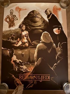 Star Wars limited art print Return of the Jedi Juan Esteban Rodriguez LE 100 - Picture 1 of 2