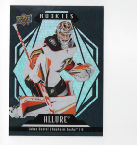 2022-23 Allure Black Rainbow RC Lukas Dostal Ducks C-740