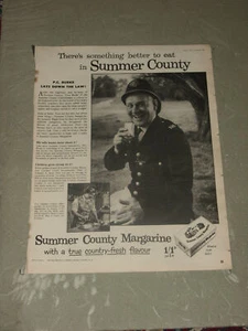 SUMMER COUNTY MARGARINE 1955 Vintage 14" X 12" (Approx) Orig UK Advert - Imagen 1 de 1