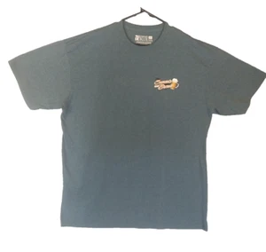 Newport Blue Mens Short Sleeve Graphic T-Shirt Sunsets & Brews Tops Off Size XXL - Picture 1 of 6
