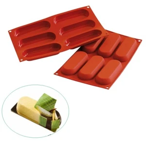 Silikomart Stampo multiporzione 6 savoiardi in silicone savoiardo SF103 Rotex - Foto 1 di 5