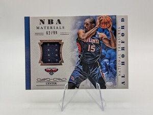Al Horford 2013-14 Panini National Treasures NBA Materials SP /99 #50 Hawks
