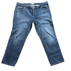 LOFT | Damen High Rise Boyfriend Button Fly Relaxed Blue Denim Jeans Gr. 18 - Bild 1 von 13