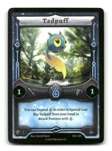 Elestrals Base Set Trading Card Game #BS1-049 Tadpuff - Picture 1 of 4