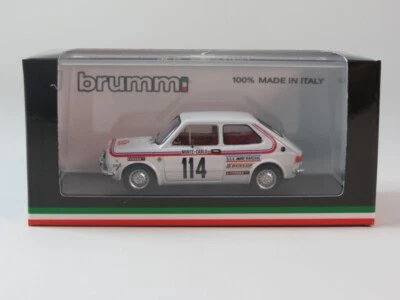 Brumm Fiat 127 1a serie 2p #114 Dongues Rally Monte Carlo 1973 1/43 R551 2025 - Immagine 1 di 4