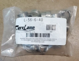 Carr Lane L-56-6-40 Drill Liner Bushings L5/8X7/8X3/8 (L-56-6-.6250) Steel - Picture 1 of 3