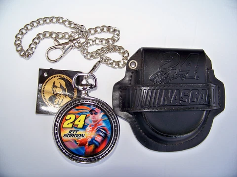 Jeff Gordon Nascar #24 Pocket Watch Collectors Watch 'Vintage' Cover