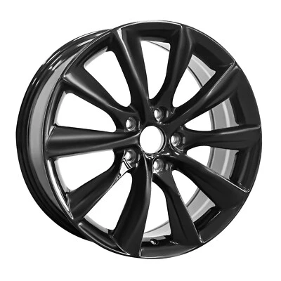 TWD 22" x 9" Tesla-Style Black Alloy Wheel for Model Y / X / S (1pc) - Image 1 of 4
