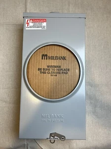 MILBANK Meter Socket 200 A 4T RL OH ME 52-7251 Electrical Box Enclosure New - Picture 1 of 5