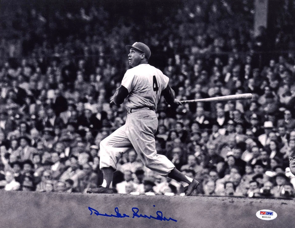 Duke Snider SIGNED 11x14 Photo BROOKLYN LA DODGERS PSA/DNA AUTOGRAPHED HOF 1980 - Image 1 of 1