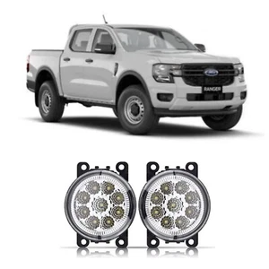 NEXT GEN FORD RANGER P703 FULL LED FOG LIGHTS / DRIVING LAMPS, 6000K, 2022-on - Picture 1 of 7