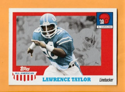 Lawrence Taylor North Carolina Tar Heels 2005 Topps All American #17 HOF - Image 1 of 2