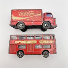 1973 Corgi Juniors Daimler Fleetline Londres Bus et camion Coca-Cola 