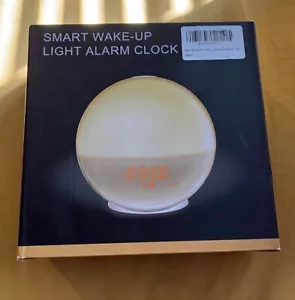 Smart Alarm Clock Wake Up Sunrise Sunset Lighting FM Radio - Picture 1 of 2