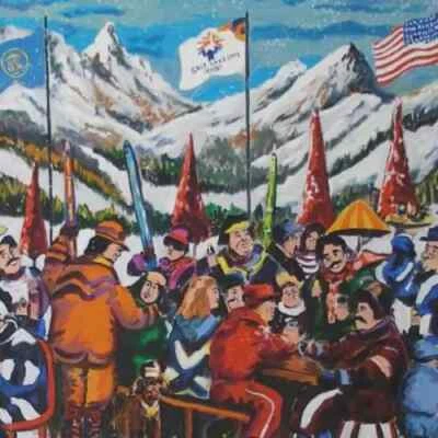 Guy Buffet "Diversión de los Juegos Olímpicos" Colección Museo de Salt Lake City Edición Limitada Foto 1 de 4