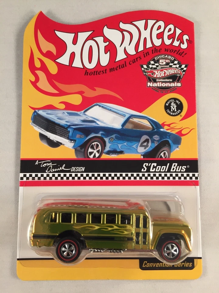 Collectors Nationals Convention 5th Annual Hot Wheels Chicago S’Cool Bus - Image 1 of 1