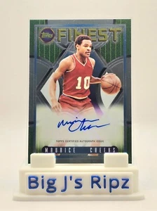 2024 Topps Finest Flashback Auto Maurice Cheeks HOF SSP - Picture 1 of 2