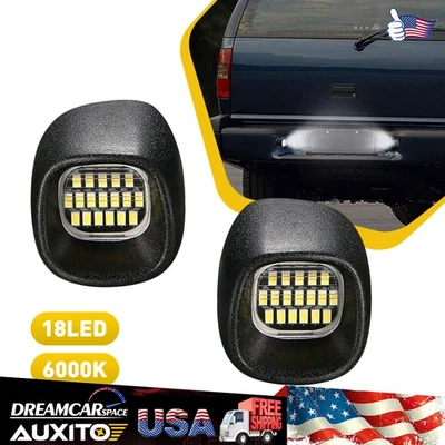 Светодиодные лампы для номерного знака в сборе для Chevy Blazer S10 GMC Sonoma Jimmy 18SMD - Изображение 1 из 4