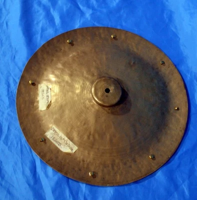 14" Crash Cymbal sizzle 1930s - Image 1 of 4