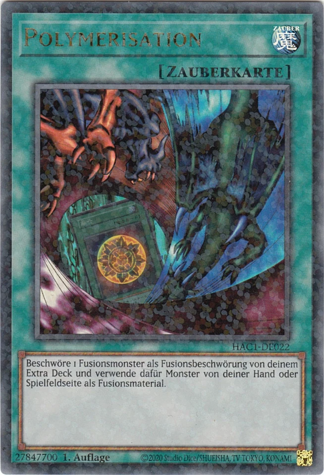 YU-GI-OH, POLYMERISATION, DT-UR, HAC1-DE022, 1. Auflage, TOP - Bild 1 von 1