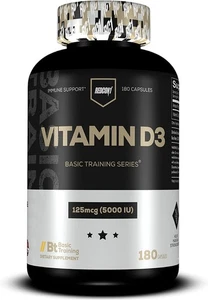 Redcon1 Vitamin D3 5000iu 125mcg 180 Capsules New - Picture 1 of 6