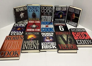 Lot Of 14 ROBIN COOK Hardcover Thriller Books Contagion, Toxin, Vector, Marker - Imagen 1 de 19