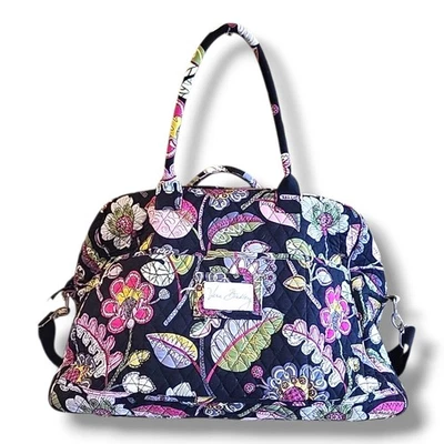 Vera Bradley Weekender Bag With Shoulder Strap & Compartments  - Image 1 of 4
