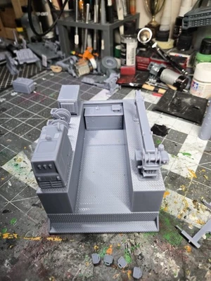 3d Resin Printed 1-24 Scale Mechanic Service Truck Bed With Craine  - Image 1 of 4