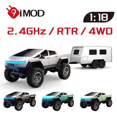 RC 1/18 Auto 4WD LKW 2.4G High Speed 12KM/H Fernbedienung Beleuchtung Crawler - Bild 1 von 4