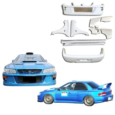 ModeloDrive FRP LS WRC 98 Wide Body Kit 13pc (GC8) 4dr Sedan for Impreza Subaru - Image 1 of 2