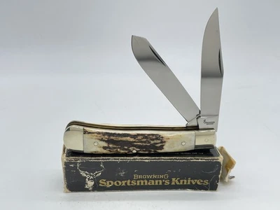 BROWNING Alemania Modelo 3318F2S Genuino Ciervo Trampero con Caja OMP Foto 1 de 4