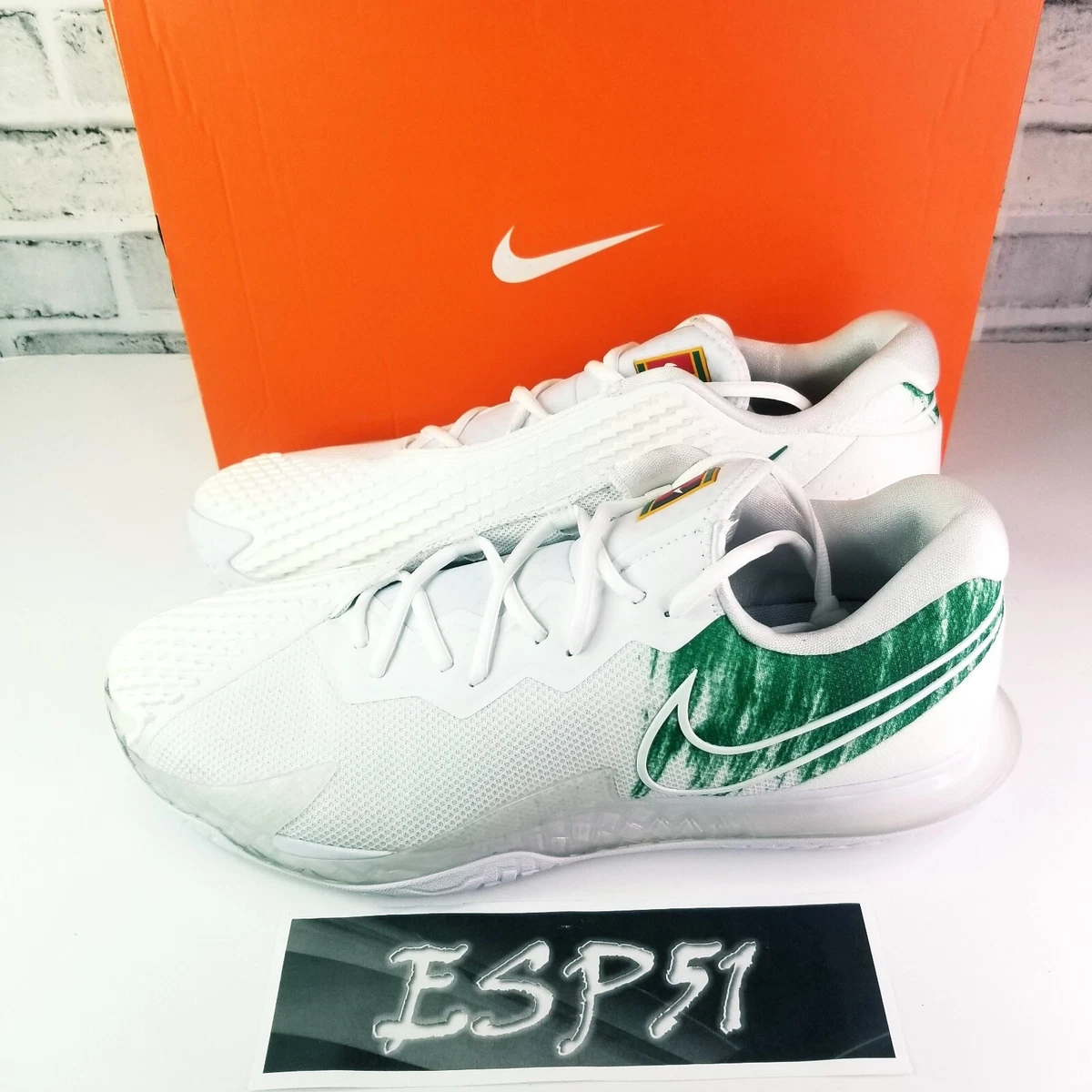 Nike Air Zoom Vapor Cage 4 HC White Clover for Sale | Authenticity