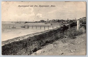 Postcard Hyannisport & Pier - Hyannisport Massachusetts - Picture 1 of 2