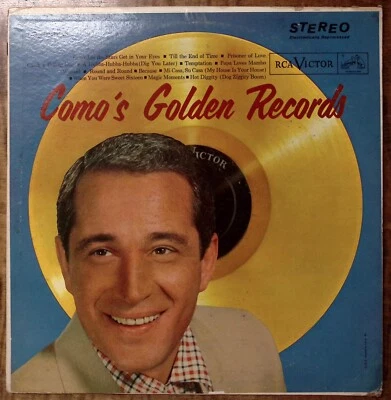 PERRY COMO COMO'S GOLDEN RECORDS RCA VICTOR RECORDS VINYL LP 198-53 - Image 1 of 4