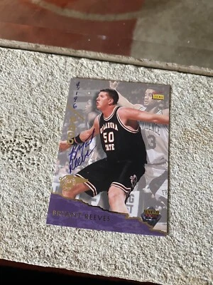 Autógrafo clásico Superior Pix 1995 Bryant Reeves Vancouver Grizzlies/5000 Foto 1 de 4