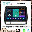 9" Android 13 Carplay pour Toyota Tacoma 2005-2013 GPS Nav Voiture Stéréo FM Radio HD