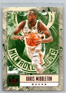 KHRIS MIDDLETON 2018-19 PANINI COURT KINGS RED PARALLEL #51/99 #44 BUCKS