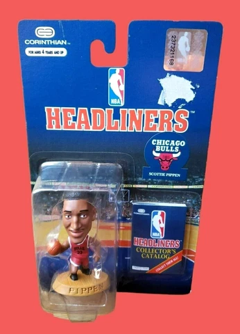 1997 Scottie Pippen Chicago Bulls NBA Headliners Corinthian Figure #02005 MOC Cover