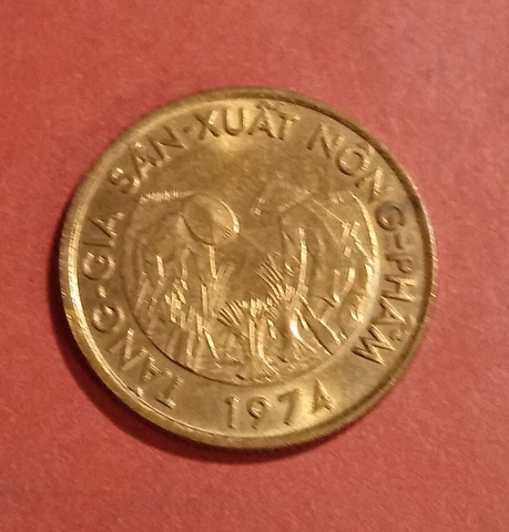 South Vietnam 1974 10 Dong, F. A. O., KM#13 Cover