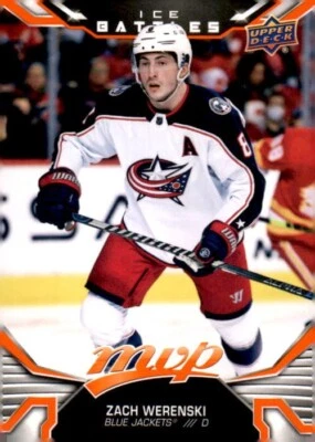 2022-23 Upper Deck MVP Ice Battles #146 Zach Werenski Columbus Blue Jackets - Image 1 of 2