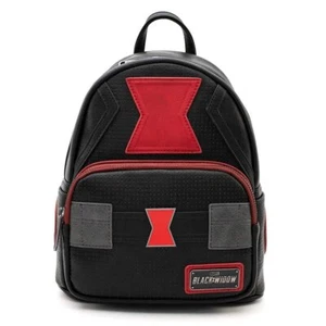 Mini mochila Loungefly x Marvel Black Widow (talla única, negra) - Imagen 1 de 6