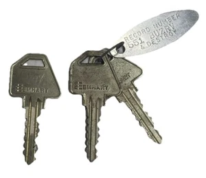 Set of 3 High Security Corbin Emhart Factory Cut Keys - Afbeelding 1 van 6
