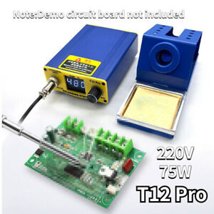 T12 Pro Heating Digital Welding Soldering Portable Station Solder For T12 Tips