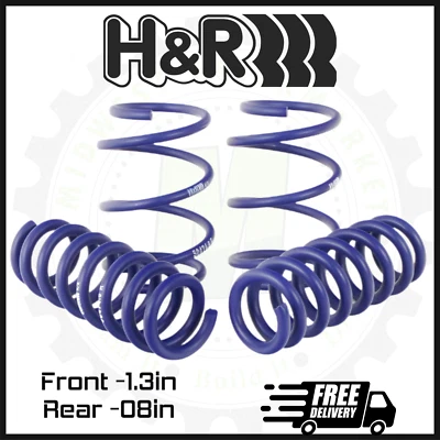 Muelles reductores deportivos delanteros y traseros H&R | Se adapta a chasis BMW M3 sedán 15-18 F80 Foto 1 de 2