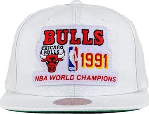 PARA HOMBRES MITCHELL & NESS NBA TOP SPOT SNAPBACK NBAWC JORDAN CHICAGO BULLS - BLANCO - Imagen 1 de 3
