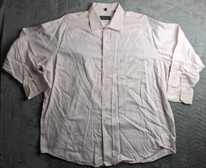 Donald J. Trump Signature Collection Dress Shirt Pink Men's Size 18.5 32/33 Big - Picture 1 of 6