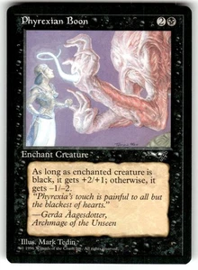 Magic the Gathering MTG Phyrexian Boon (58b) Alliances - Picture 1 of 2