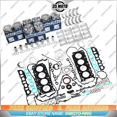 Engine Overhaul Rebuild Pistons Gasket Kit For Porsche Cayenne S 4.5 V8 M48.00 - Image 1 of 4